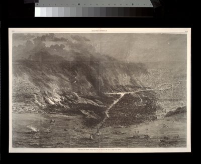 Chicago in Ruins, illustration from Harper